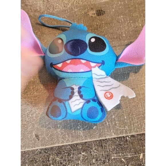 McDonald's 2022 Mischief Stitch Disney Pixar plush keychain toy figure - Picture 2 of 4